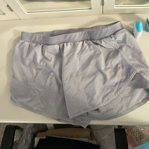 Size Large grey under armour athletic shorts